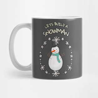 Lets Build a Snowman Mug